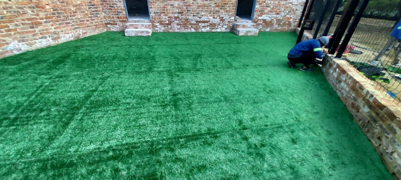 Artificial Lawn Installation — Outdoor project in Commercial